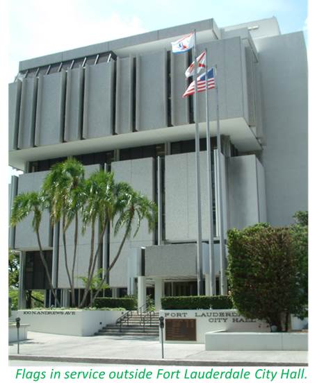 City Hall with Flags