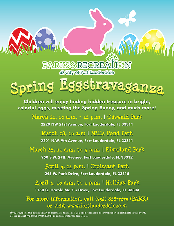 Spring Eggstravaganza Flyer