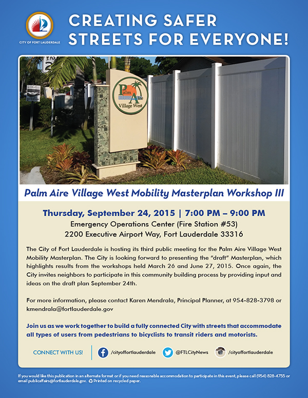 Palm Aire West Public Meeting Flyer_Sept 2015