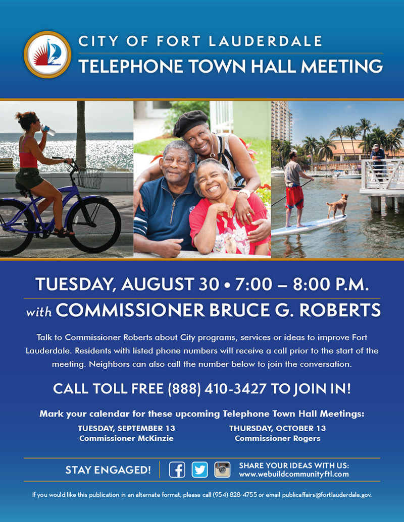 Roberts Telephone Town Hall Meeting 2016