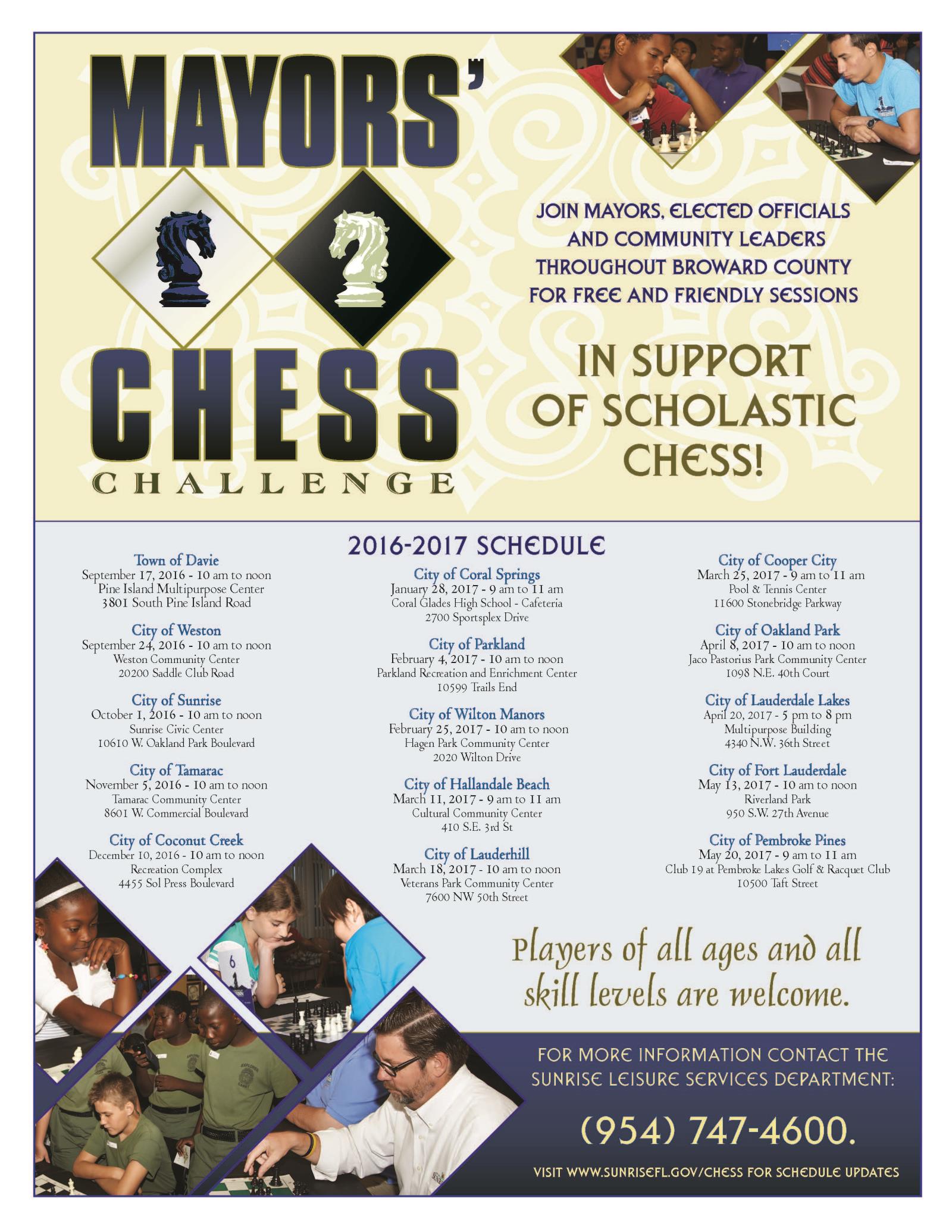 Open Play Chess - City of Coral Springs