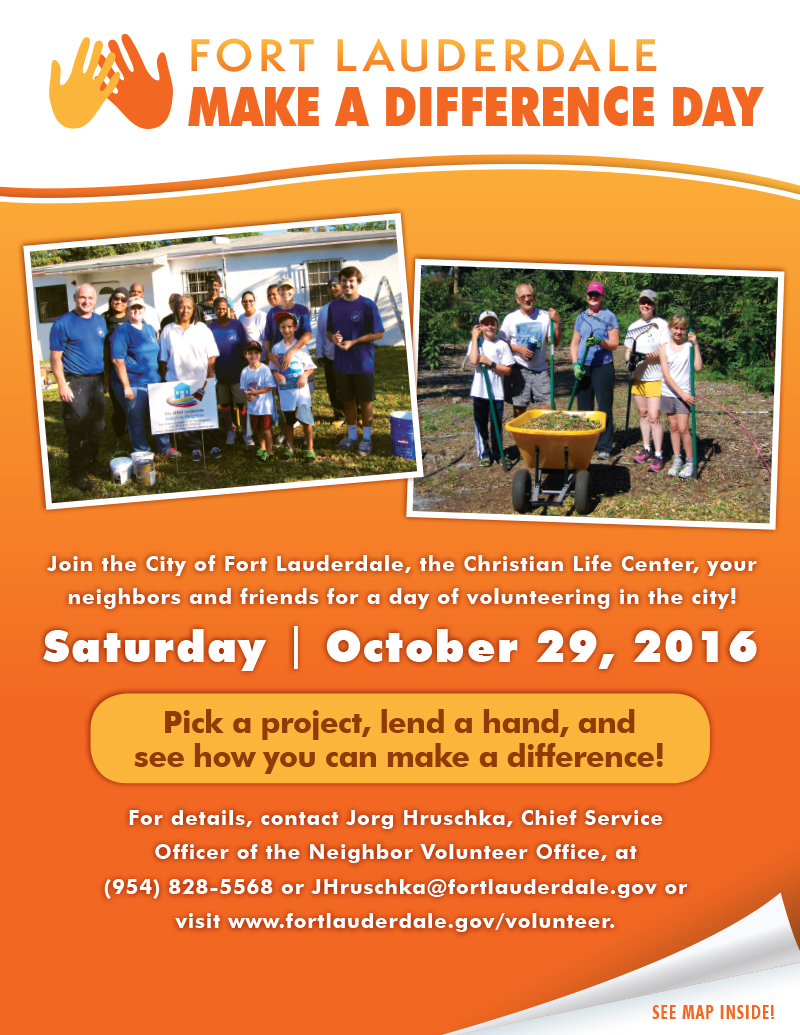 Make a Difference Day 2016