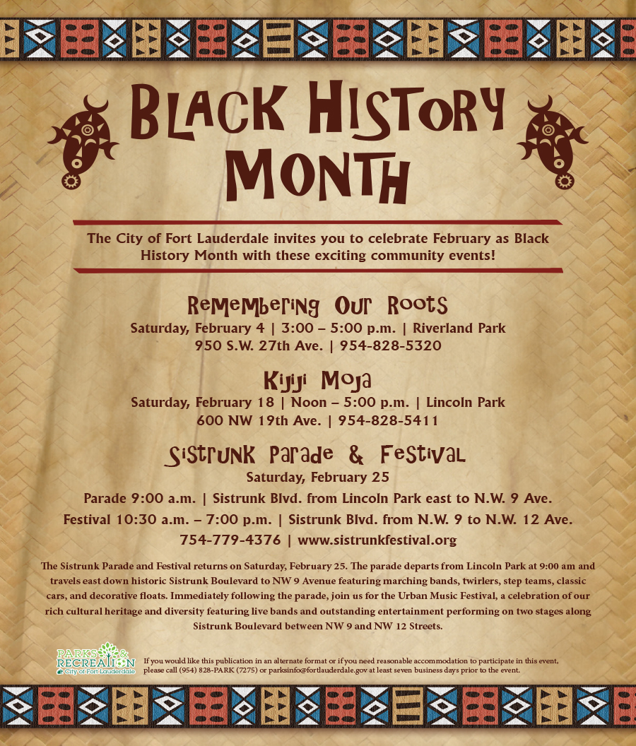 Black History Month Flyer