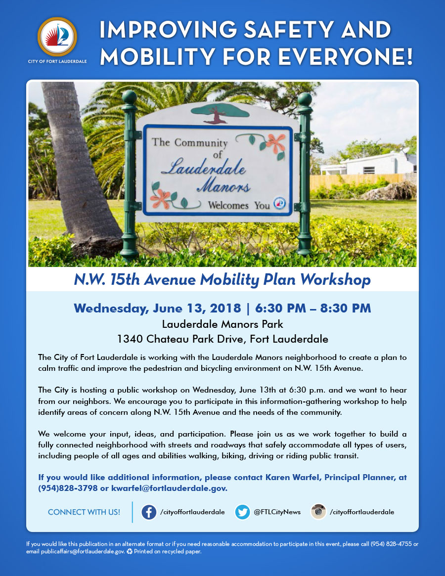 NW 15th Ave Mobility Plan Workshop_June 2018_WEB