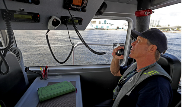 Fire boat captain