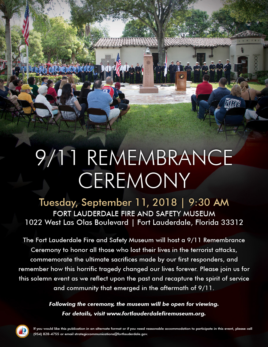 9-11 Remembrance Ceremony 2018