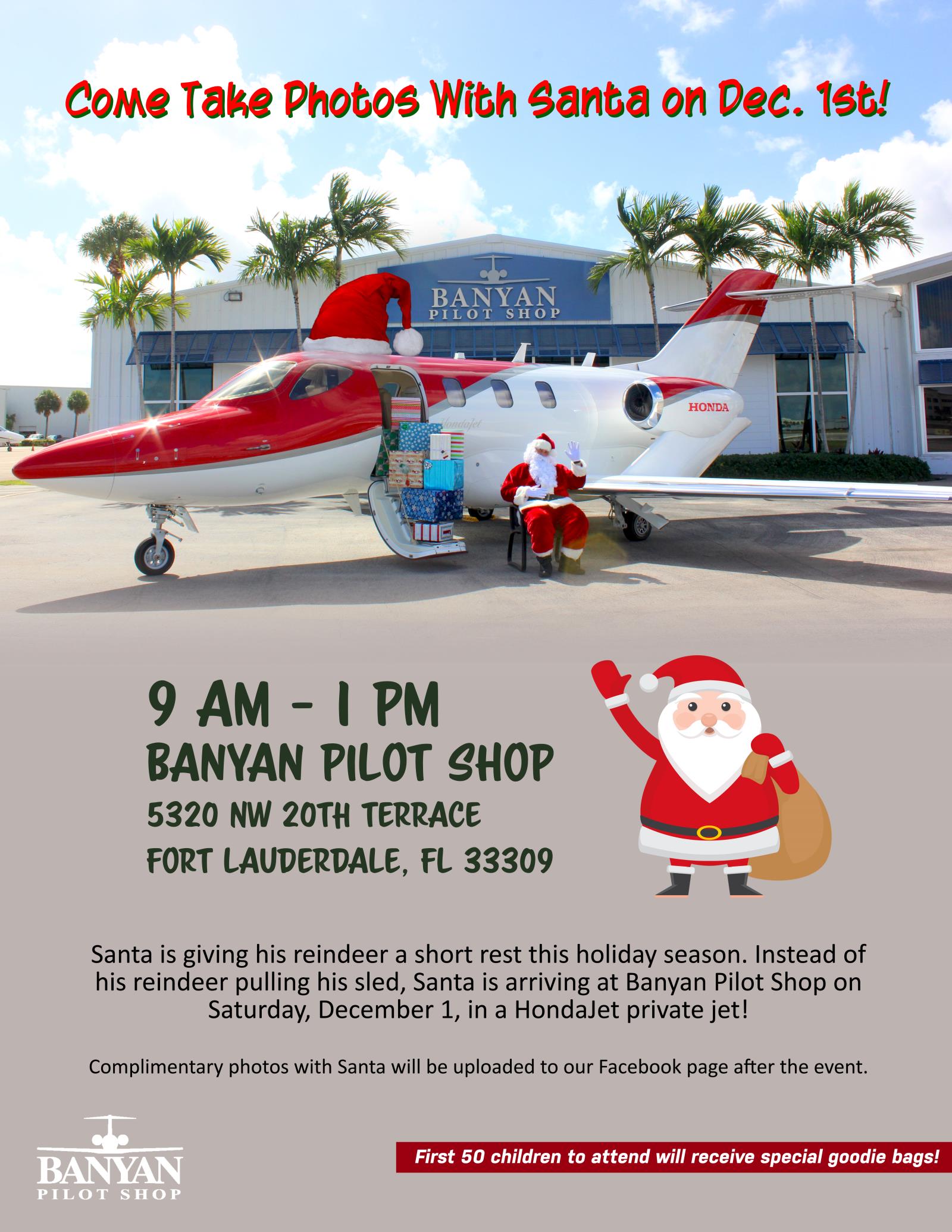 Banyan Photos With Santa Flyer