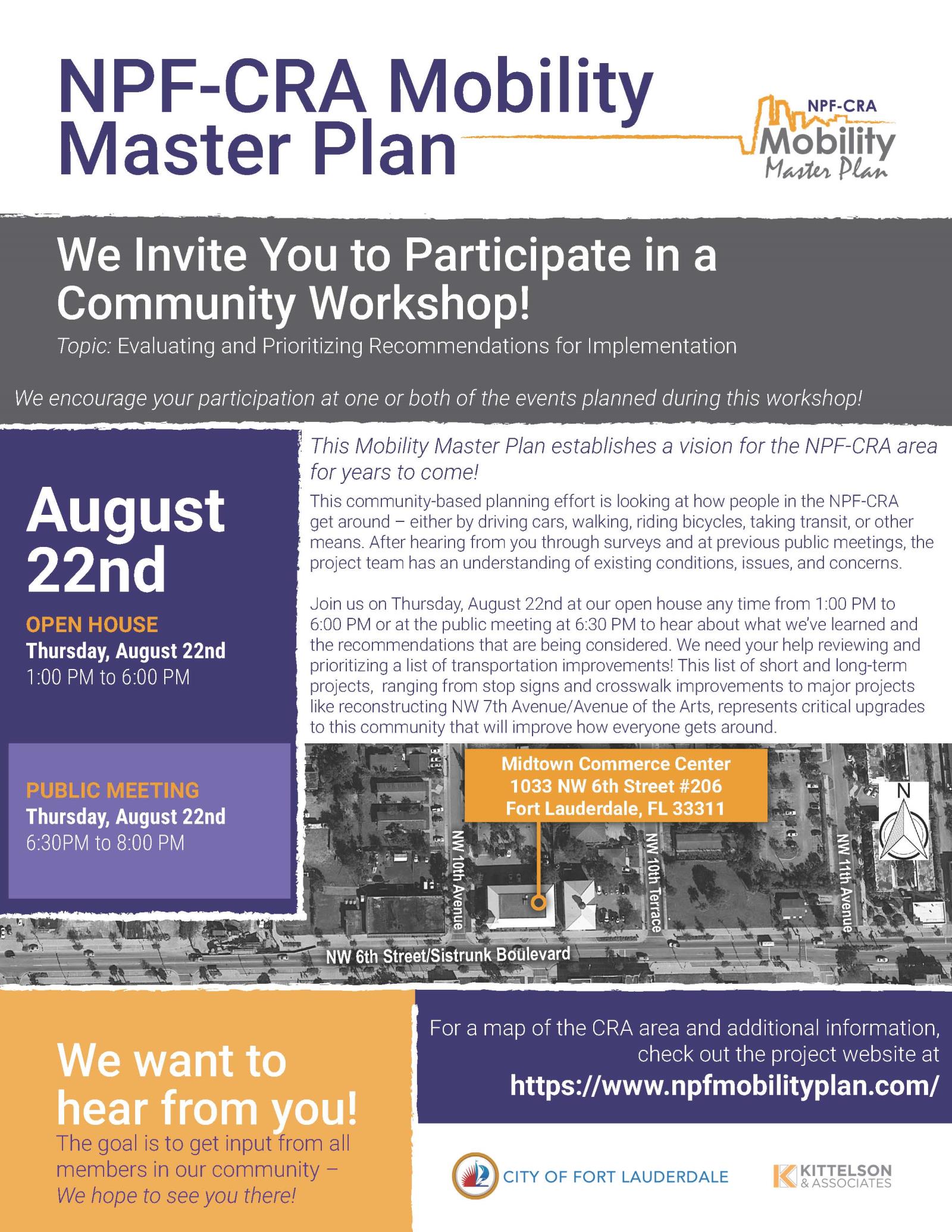 Recommendations Workshop Flyer Aug 22 2019