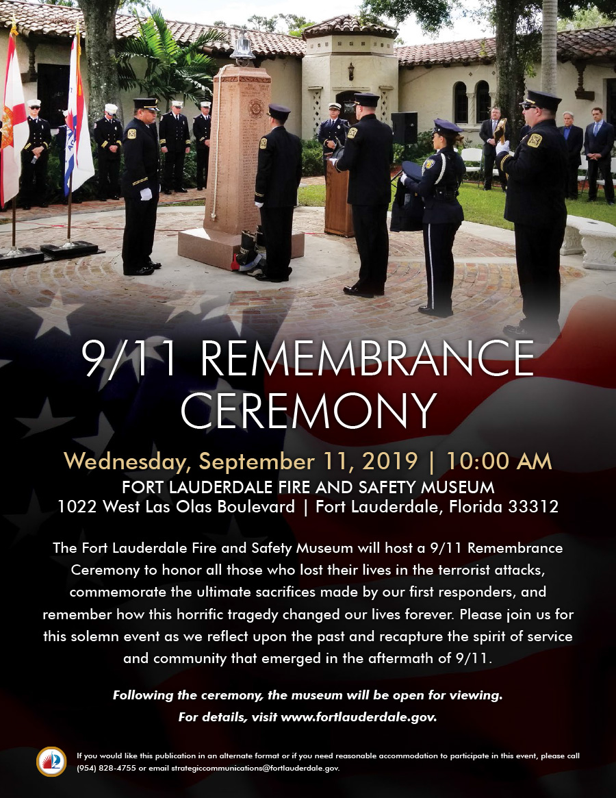 9-11 Remembrance Ceremony 2019_Flyer