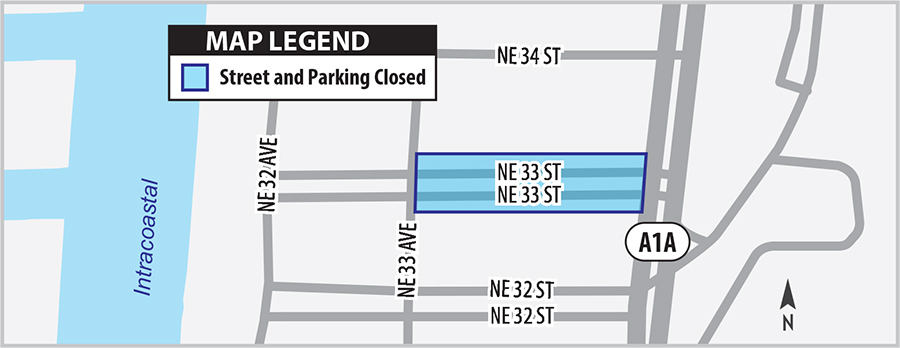 6078 NE 33 St North Beach Restaurants and Shoppes Closed_MAP