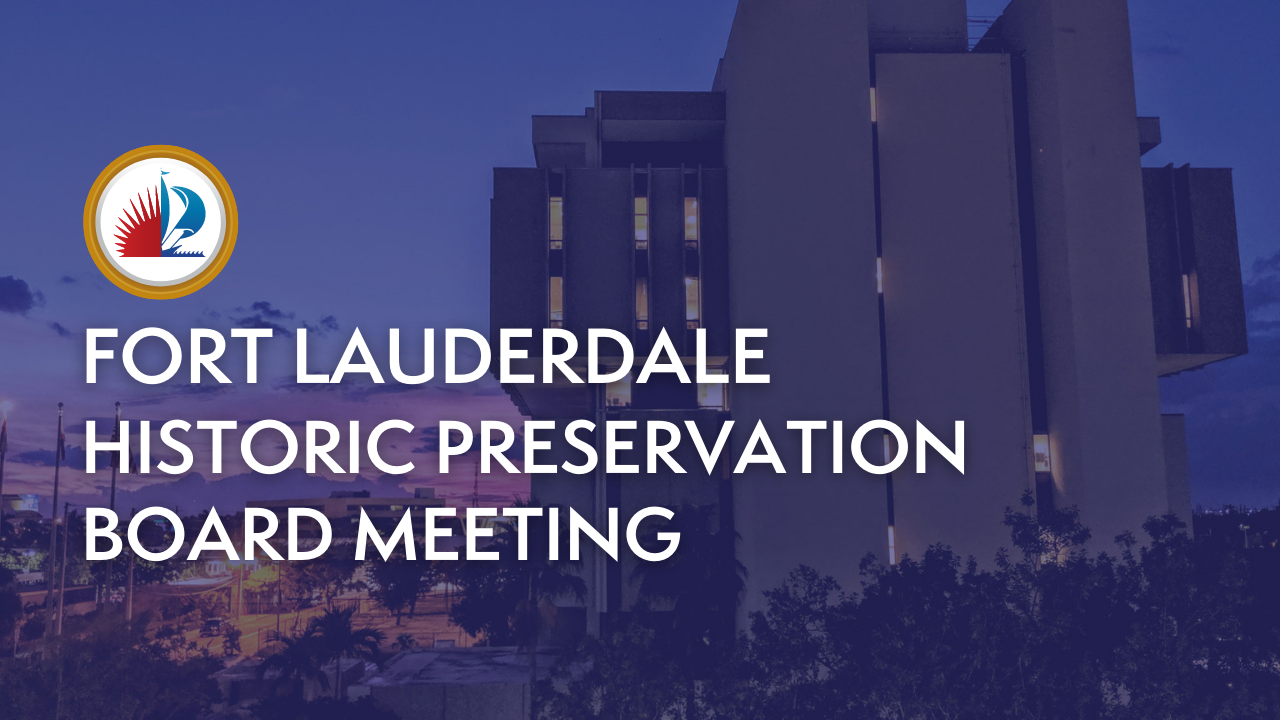 Historic Preservation Board Meeting