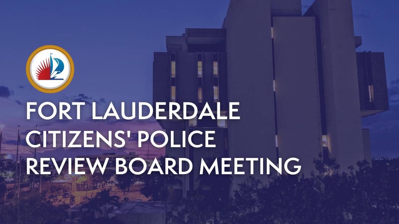 Citizens' Police Review Board Meeting