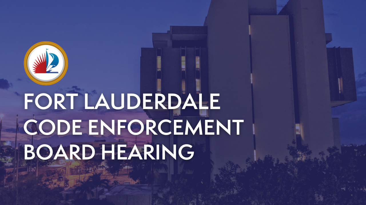 Code Enforcement Board Hearing