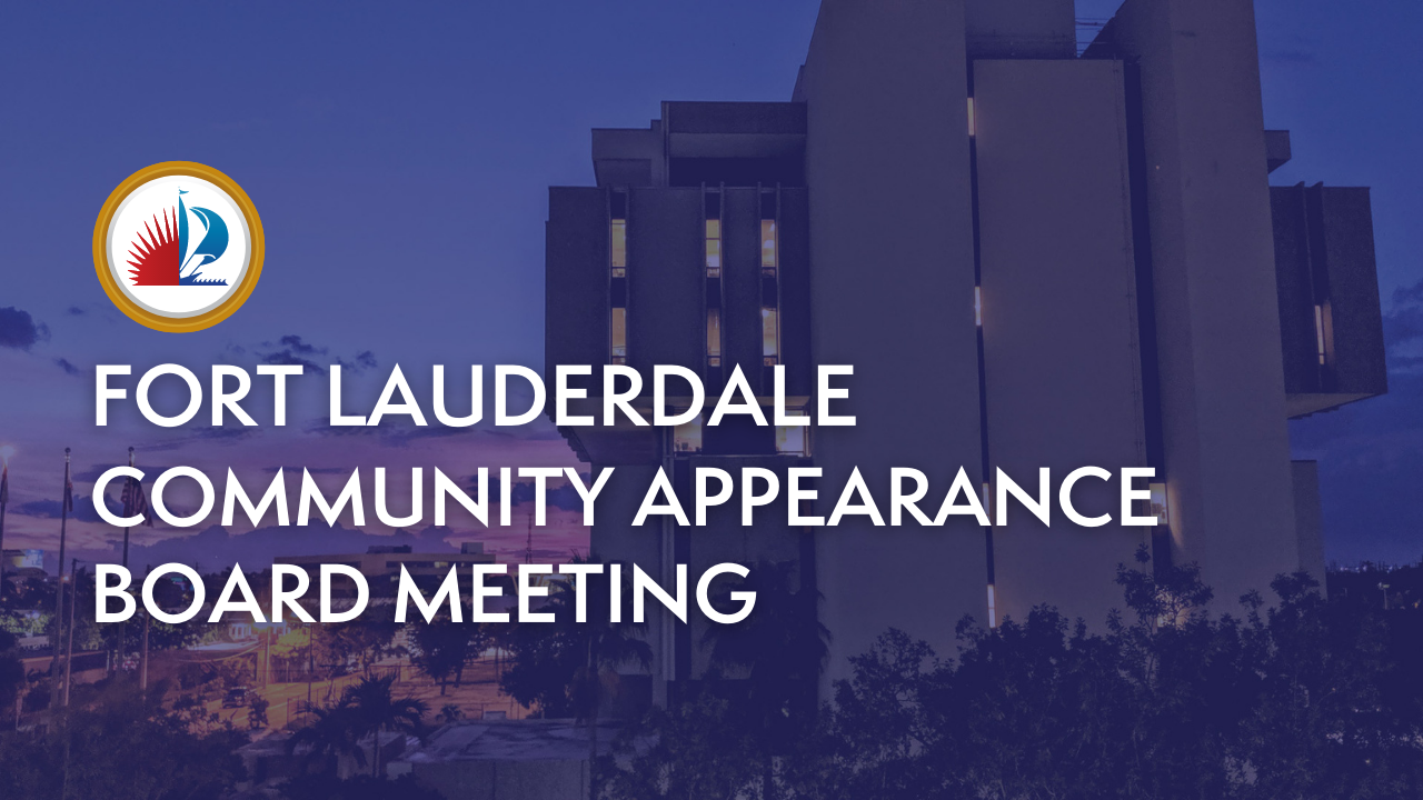 Community Appearance Board Meeting