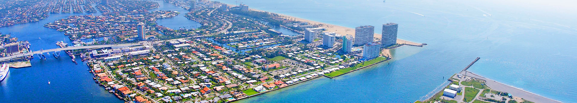 Aerial view of Fort Lauderdale