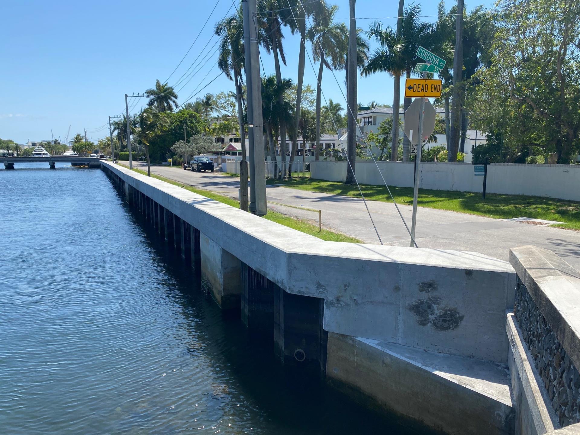 Cordova Road Seawall under construction 12